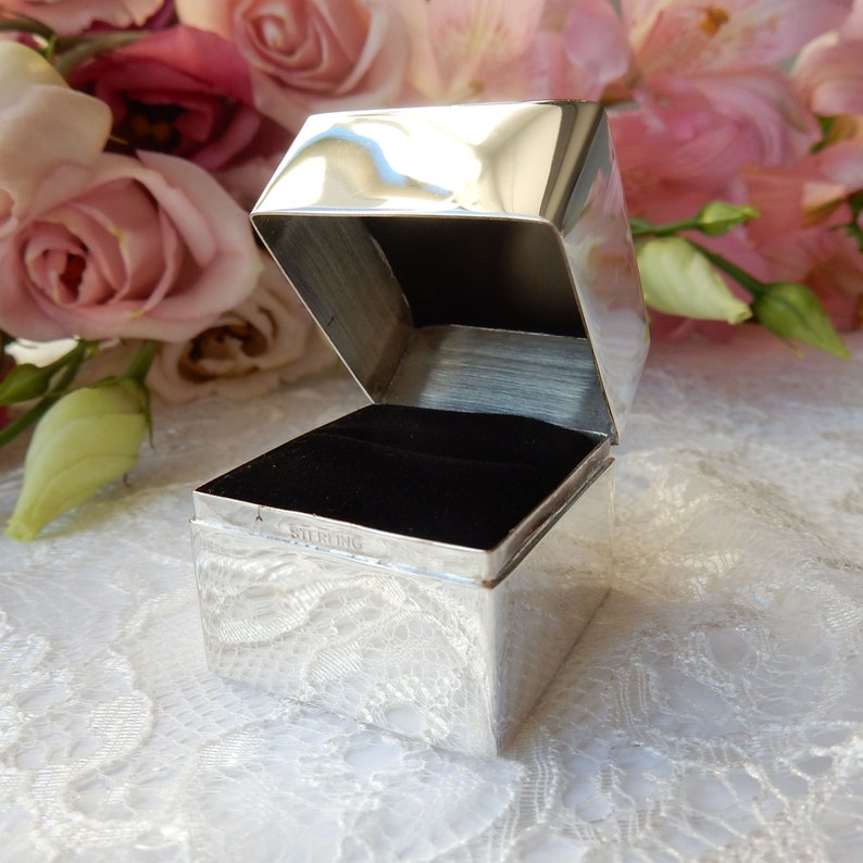 Luxury Sterling Silver Engagement Ring Presentation Gift Box