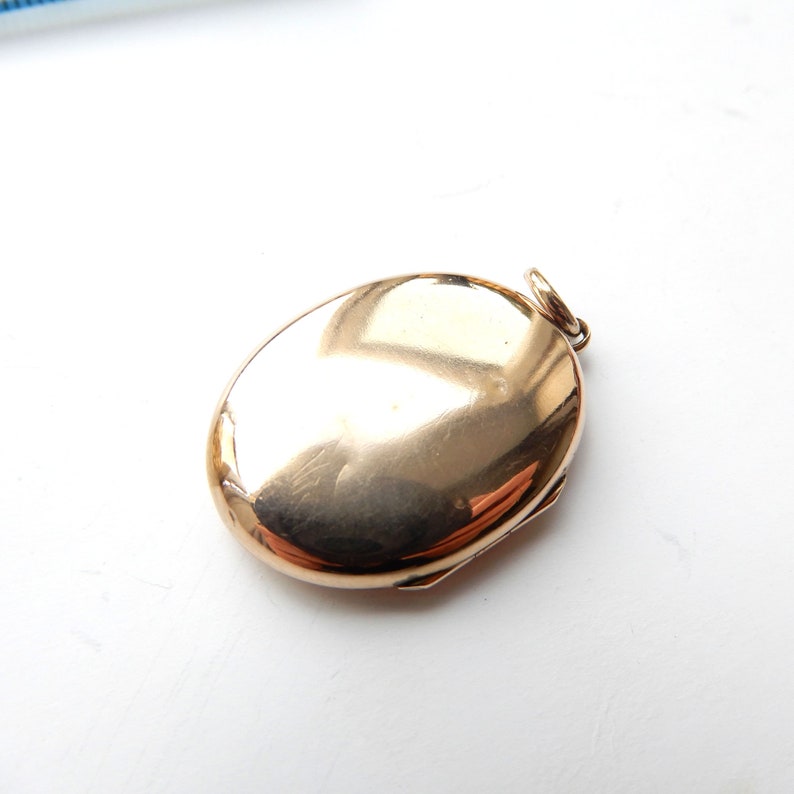 Antique Victorian 9ct Gold Back & Front Diamond Locket