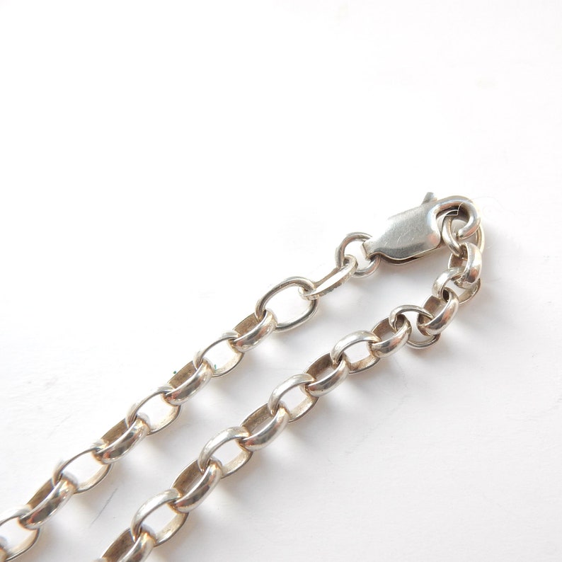 Vintage Sterling Silver Belcher Chain 17" (9grams)