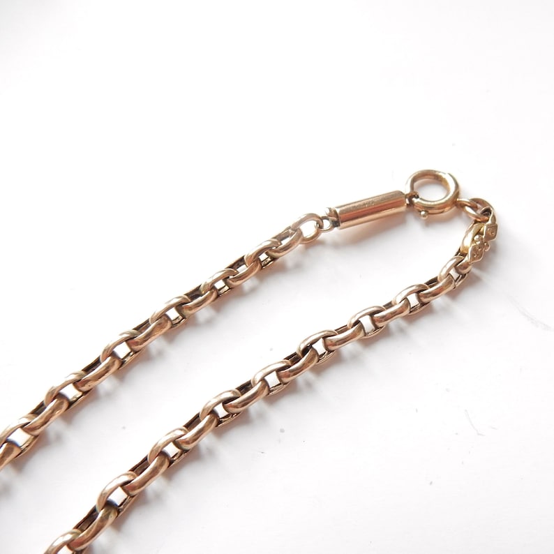 Antique 9ct Gold Chain Necklace 18" (7.2grams)