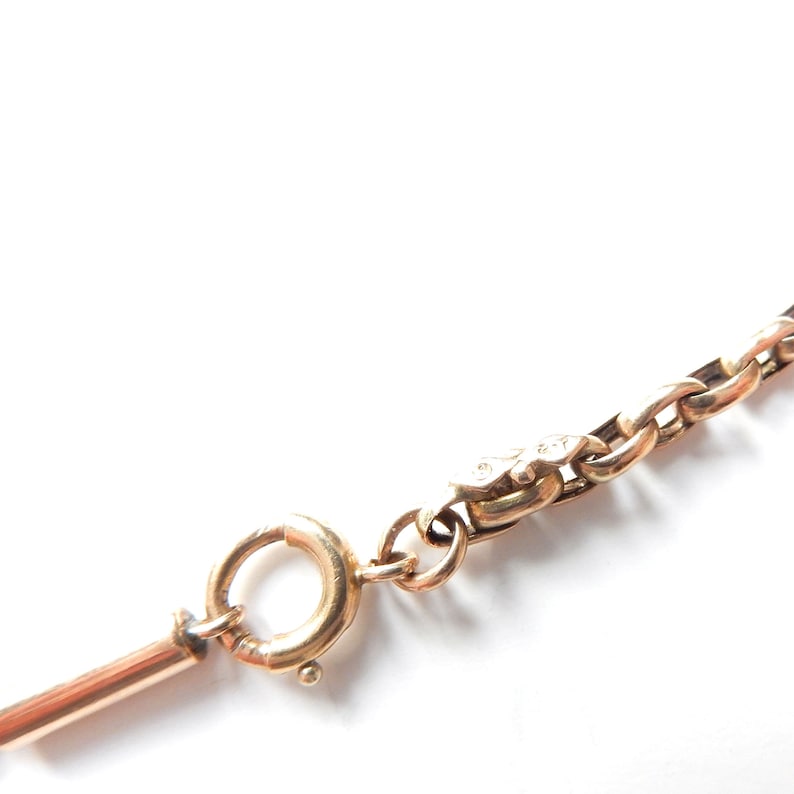 Antique 9ct Gold Chain Necklace 18" (7.2grams)