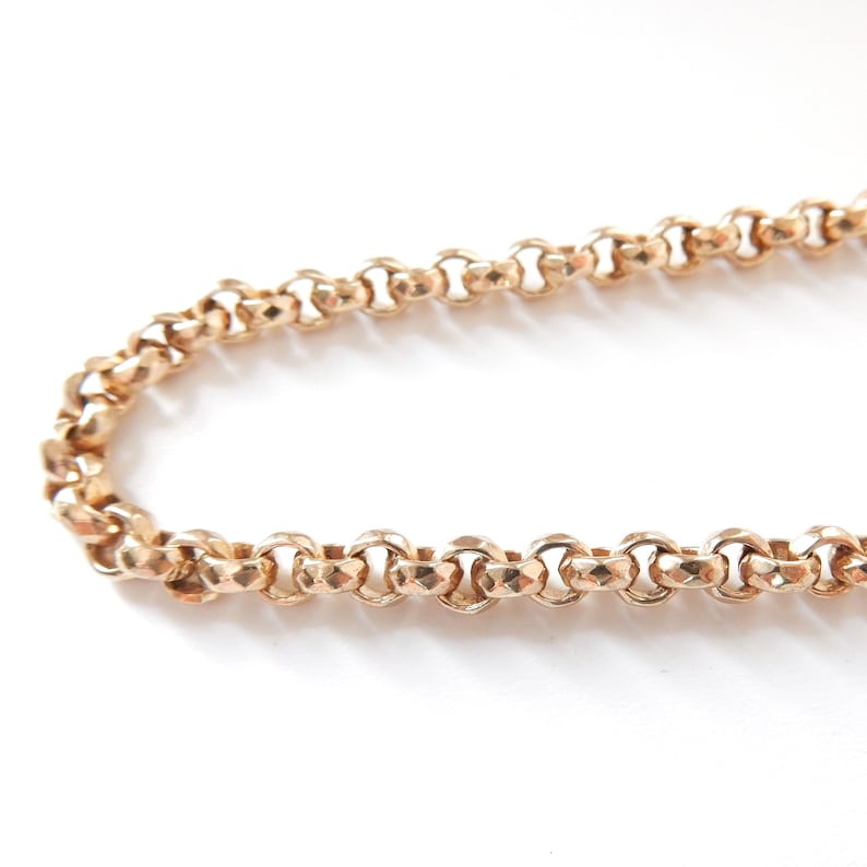 Vintage 12ct Gold Filled Belcher Chain 26" (28grams)
