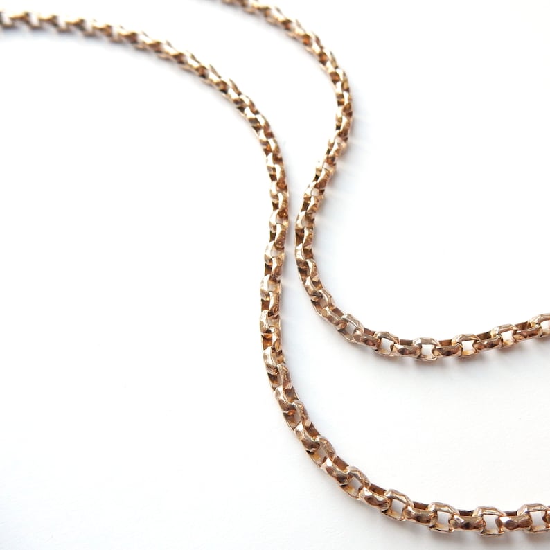 Vintage Rolled Gold Belcher Chain 16inches (8.5grams)