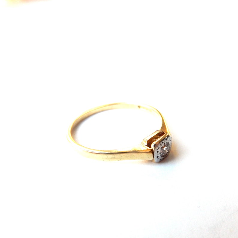 Antique 18ct Gold Diamond Band