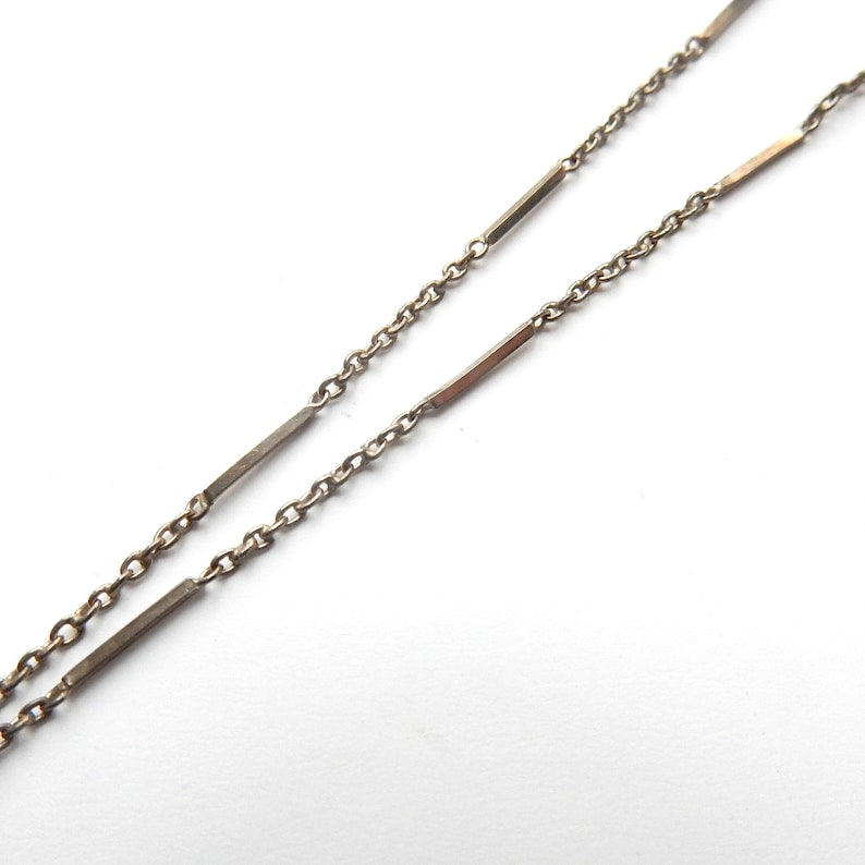 Art Deco 1930s Chalcedony & Marcasite Pendant with Chain