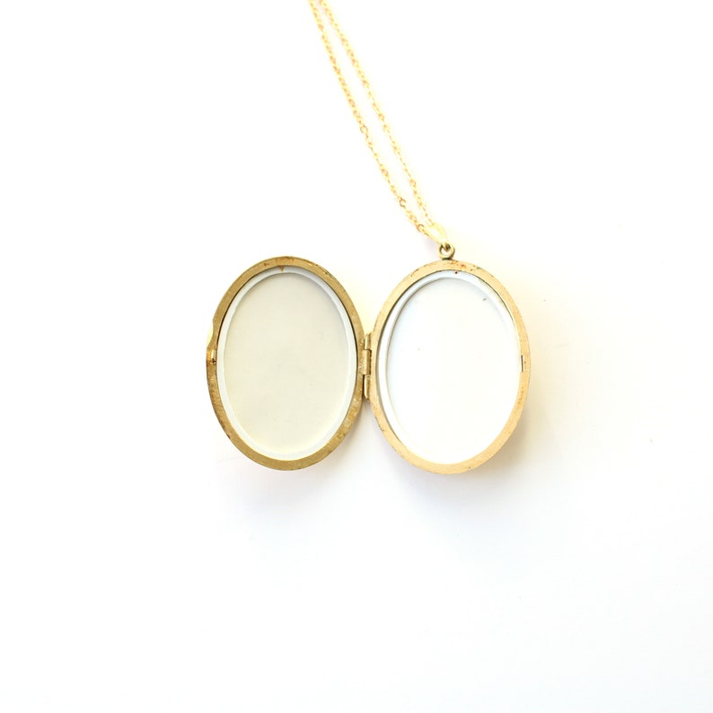 Vintage Rolled Gold Locket with Chain
