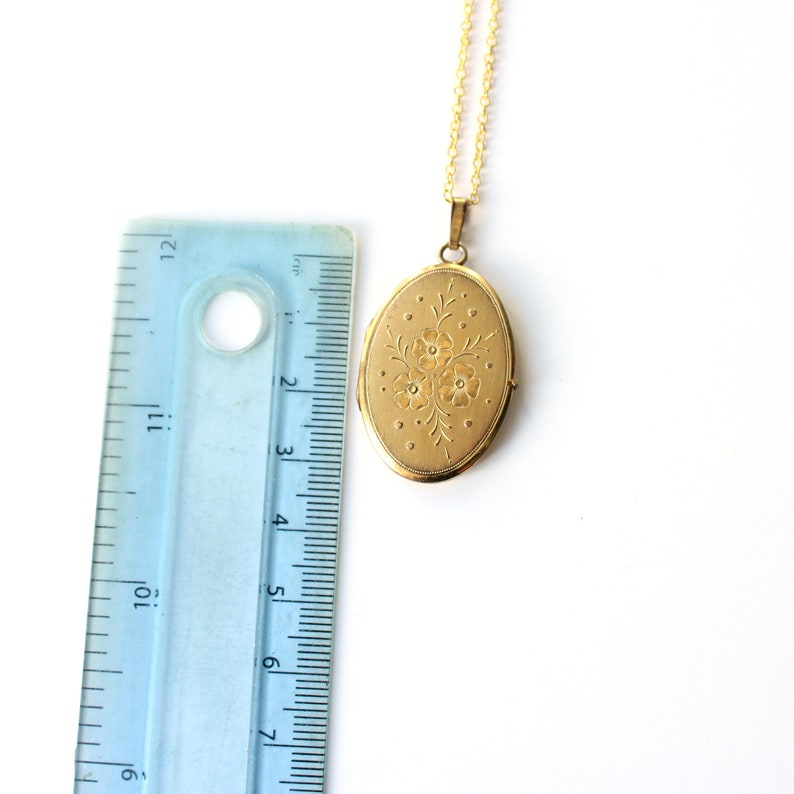 Vintage Rolled Gold Locket with Solid Silver Chain Andreas Daub