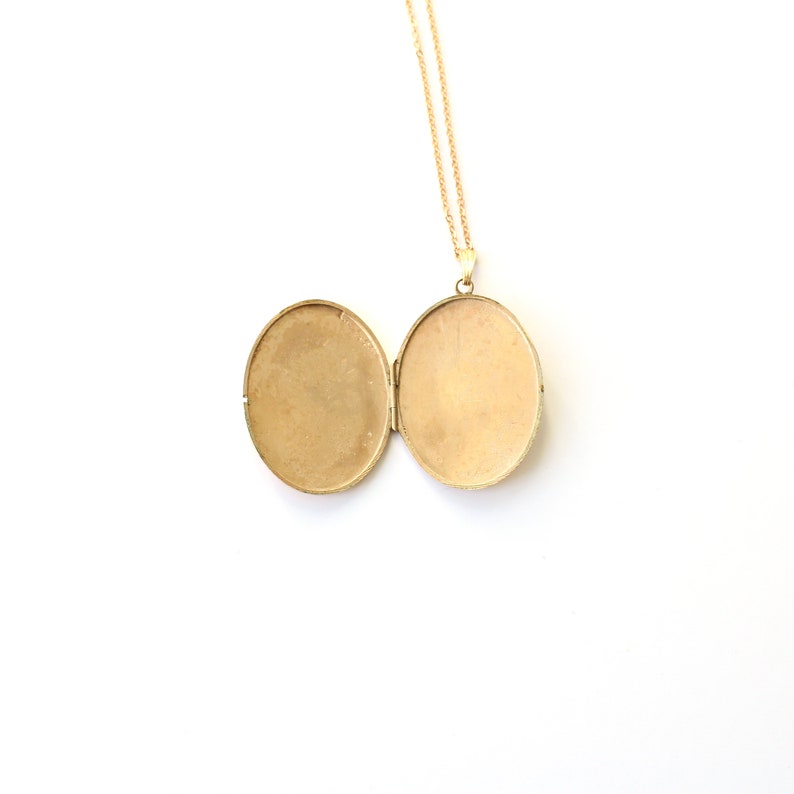 Vintage Rolled Gold Locket with Chain