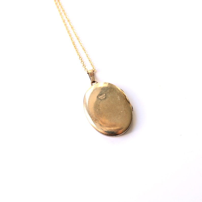 Vintage Rolled Gold Locket with Chain