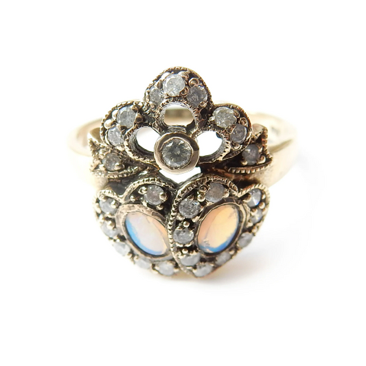 Victorian lovers knot ring