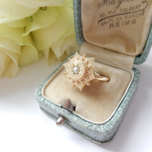 victorian Etruscan ring 