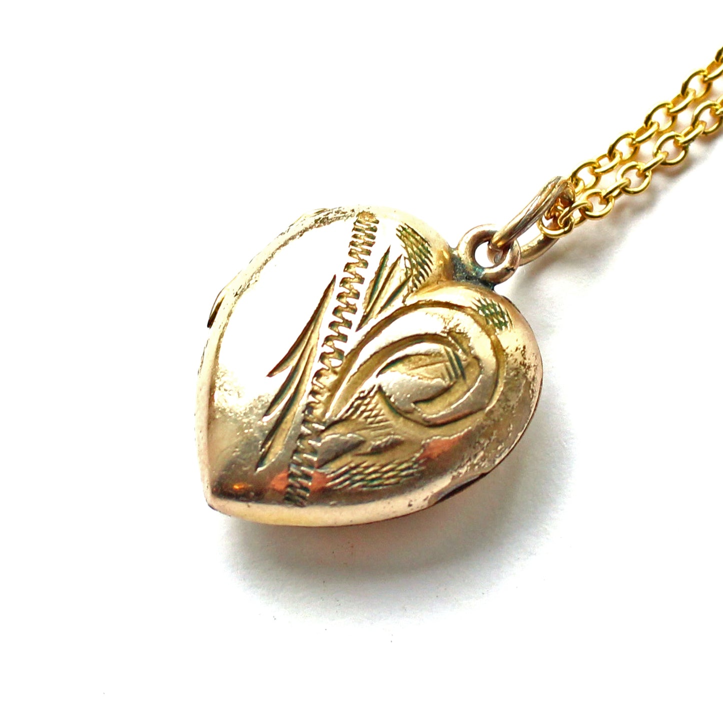 Vintage 12ct Rolled Gold Heart Locket