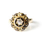 Antique 9ct Gold Etruscan Diamond Ring