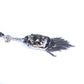 Vintage Sterling Silver Horse Albert Chain Pocket Watch Fob with Tassel & Dog Clip