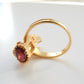 Victorian Style Opal & Garnet Figa Hand Ring