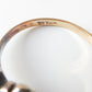 Art Deco 9ct Gold & Silver Emerald Paste Ring