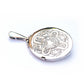 Sterling Silver Victorian Style Opal Locket