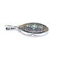 Sterling Silver Victorian Style Opal Locket