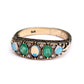 Vintage 9ct Gold Opal & Emerald Ring