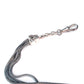 Vintage Sterling Silver Horse Albert Chain Pocket Watch Fob with Tassel & Dog Clip