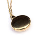 Heavy Vintage 9ct Gold Celtic Locket with Pearl Panel & Belcher Chain