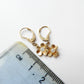 Vintage 14ct Rolled Gold Three Leaf Clover Earrings K&L