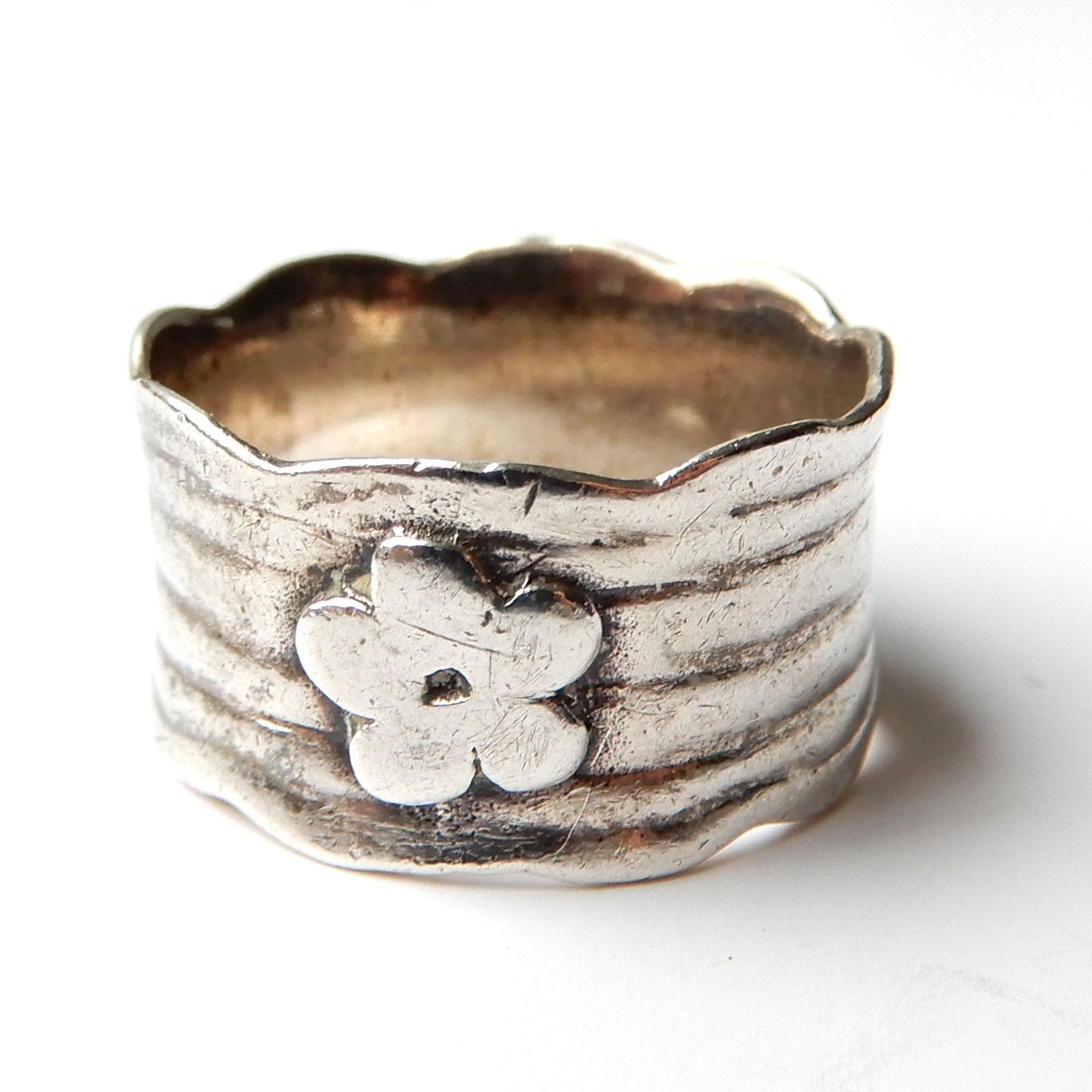 Vintage Solid Silver Moonstone Ring