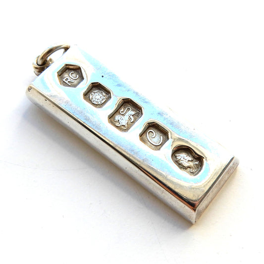 Heavy Sterling Silver Ingot Sheffield 1977 (30grams)