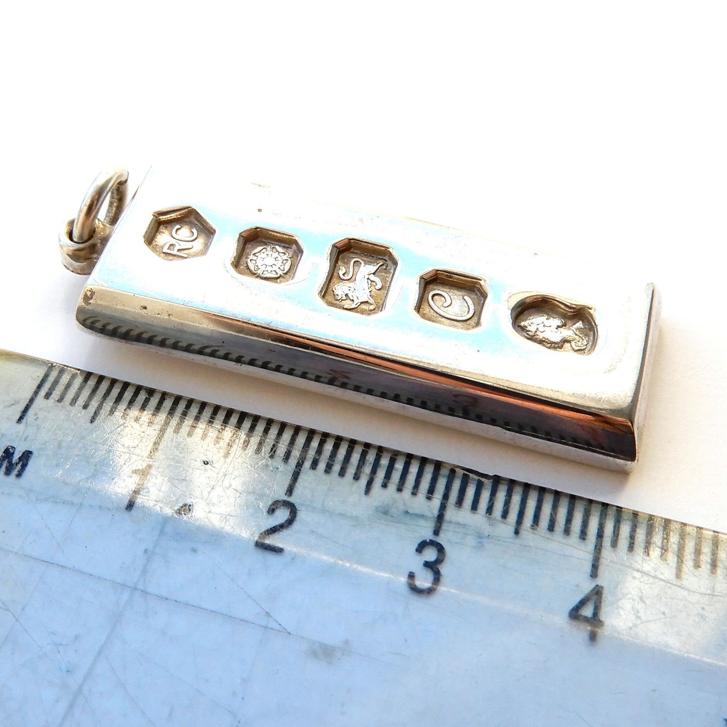 Heavy Sterling Silver Ingot Sheffield 1977 (30grams)