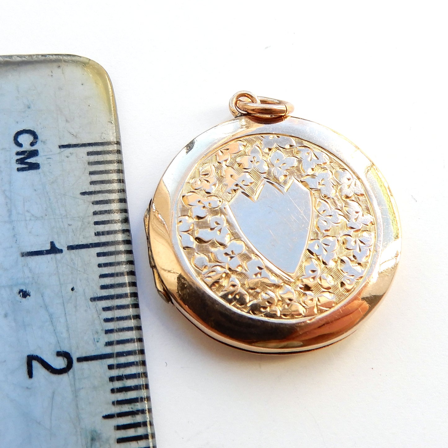 Antique 9ct Gold Back & Front Locket