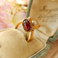 Victorian Style Opal & Garnet Figa Hand Ring