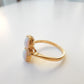 Sterling Silver Vermeil Opal Ring