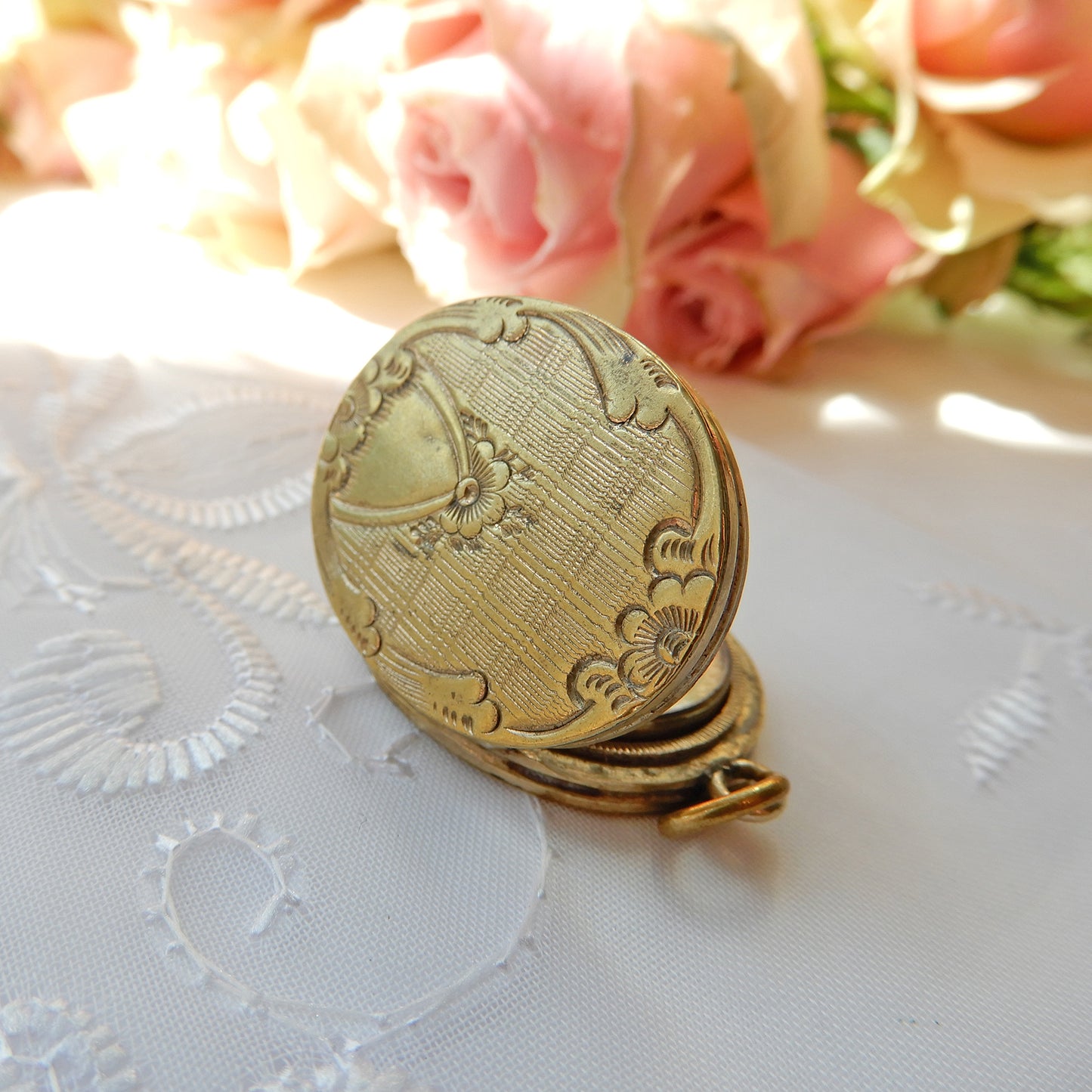 Antique Rolled Gold Oval Locket