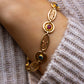 Antique 15ct Gold Sapphire & Ruby Bracelet