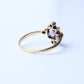 Art Deco 18ct Gold Amethyst & Diamond Ring