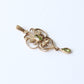 Antique 9ct Gold Peridot & Pearl Pendant