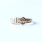 Vintage 9ct Gold Buckle Ring