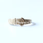 Vintage 9ct Gold Buckle Ring