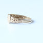 Vintage 9ct Gold Buckle Ring