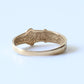 Vintage 9ct Gold Buckle Ring