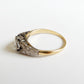 Art Deco 18ct Gold Platinum Diamond Ring