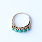 Antique 18ct Turquoise Five Stone Ring