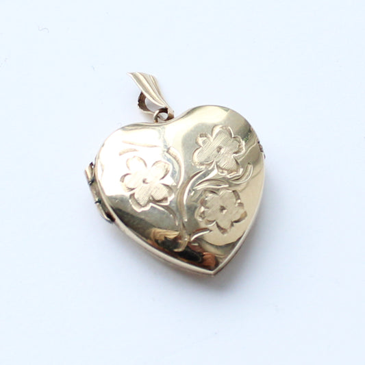 Vintage 9ct Gold Heart Locket