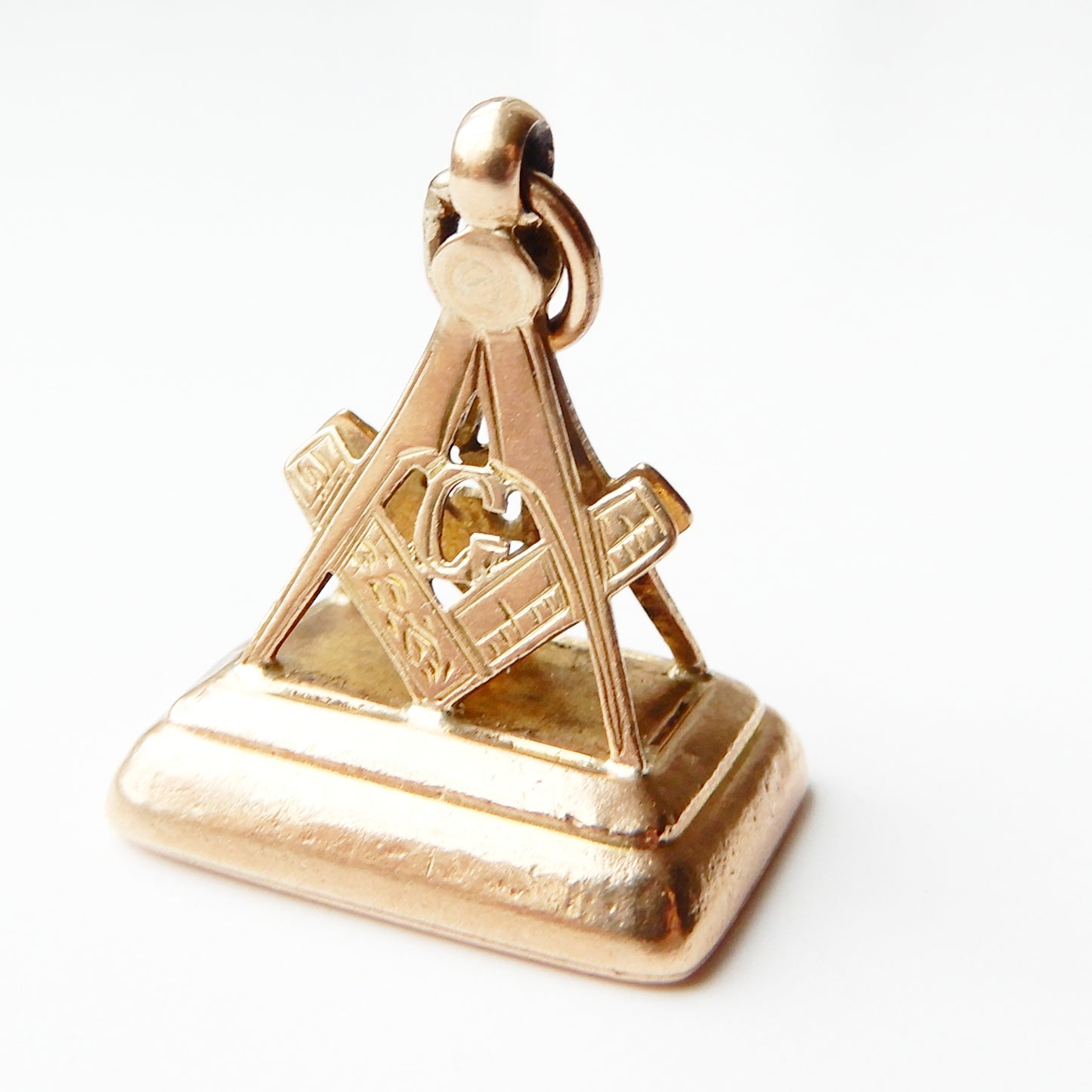 Antique 9ct Gold Masonic Fob