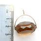 9ct Gold Smokey Quartz Spinner Fob