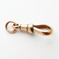 Antique 9ct Gold Dog Clip Charm Clasp (1.9grams)