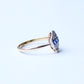 Art Deco 18ct Gold Sapphire & Diamond Ring