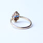 Art Deco 18ct Gold Sapphire & Diamond Ring