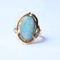 Impressive 14ct Gold Opal & Diamond Ring