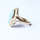 Impressive 14ct Gold Opal & Diamond Ring